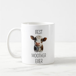 Mors dag Gift Mamma Cow Älskare Kaffemugg