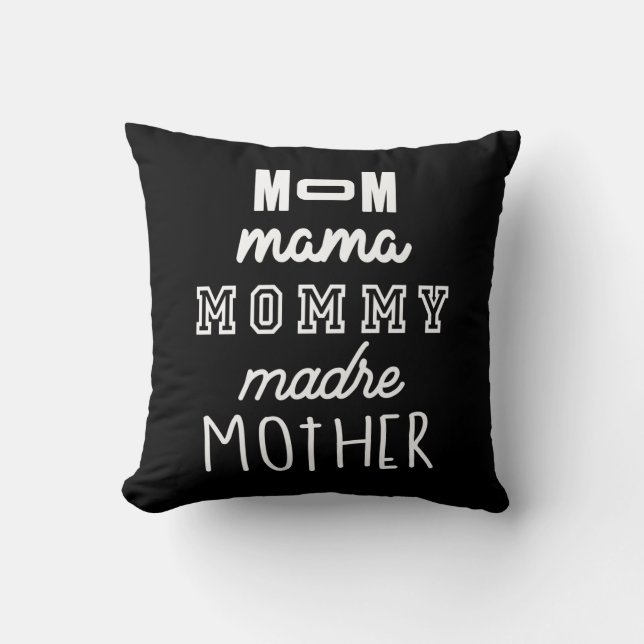 Mors dag Gift Mamma Mamma Mamma Madre Mor Kudde (Framsida)