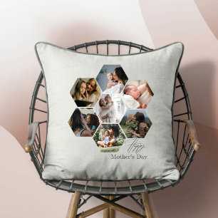 Mors dag Gift Personlig MAMMA Photo Collage Kudde