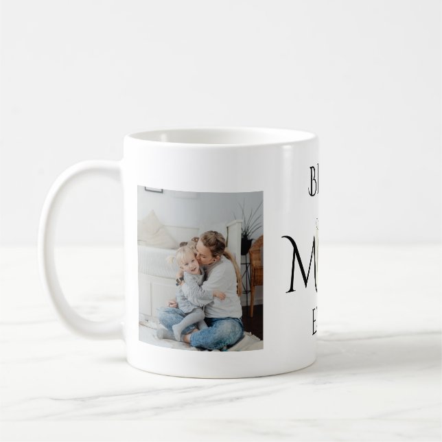 Mors dag Gift - Personlig med foto Kaffemugg (Vänster)