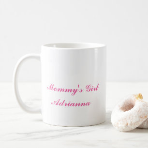 Mors dag Gifts Mamma får Rosa White Classy Kaffemugg