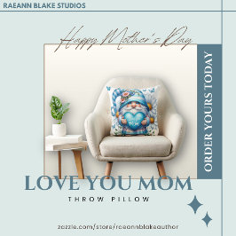 Mors dag Gnome Dekorativ kudde