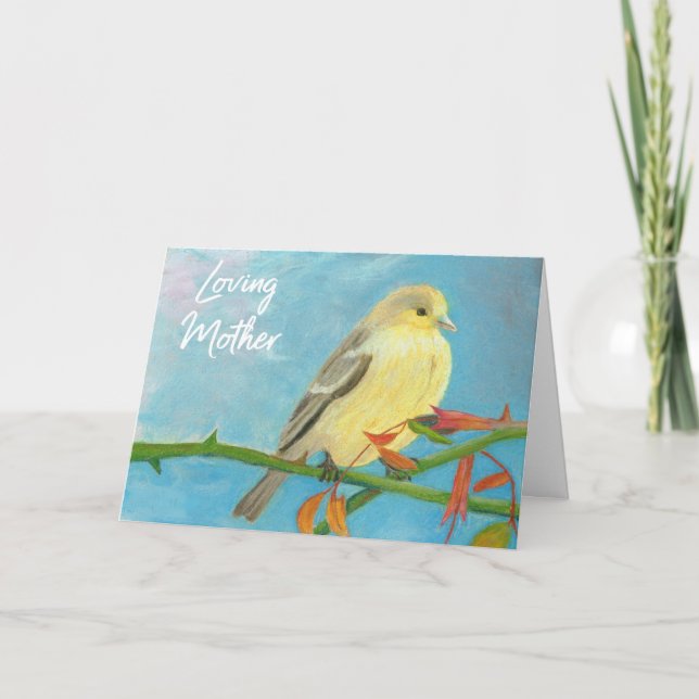 Mors dag Goldfinch Tack Kort (Framsida)