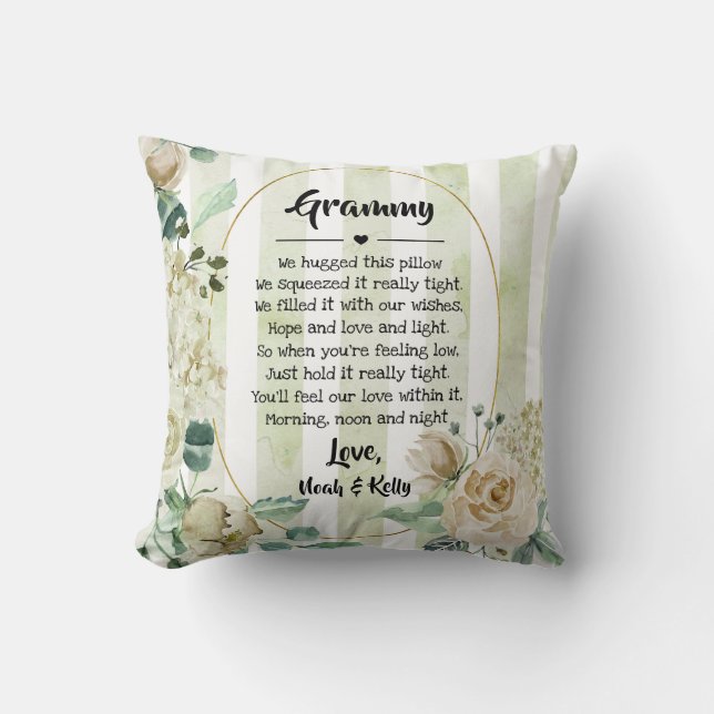 Mors dag Grandma Grammy Nana från Barnbarn Kudde (Framsida)