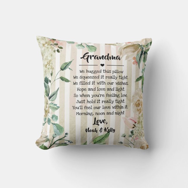 Mors dag Grandma Grammy Nana från Barnbarn Kudde (Framsida)