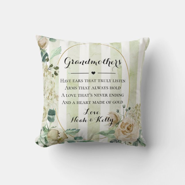 Mors dag Grandma Grammy Nana från Barnbarn Th Kudde (Framsida)