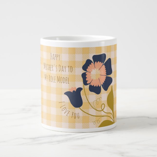 Mors dag,Grattis på mors dag till min förebild Jumbo Mugg (Framsidan)