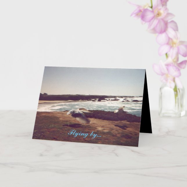 Mors dag-gratulationskort för "flygande efter" kort (Orkide)