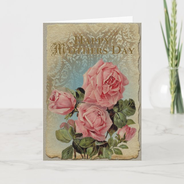 Mors dag - gratulationskort kort (Framsida)