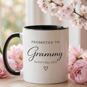 Mors dag Graviditet Upptäckt Present för Grammy Mugg
