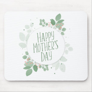 Mors dag Grönt Löv Utandning Mousepad Musmatta
