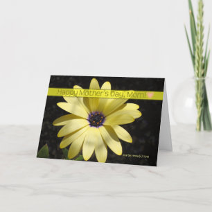 Mors dag - Gult Daisy (2) - kort - Anpassa