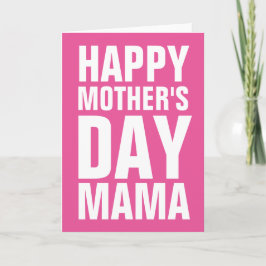 Mors dag hälsningskort för Mamma i mamma Kort