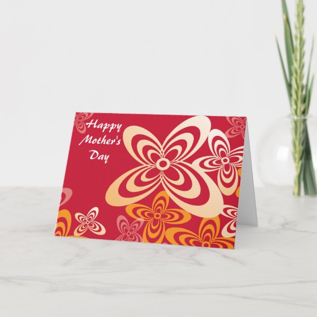Mors dag-hälsningskort kort (Framsida)