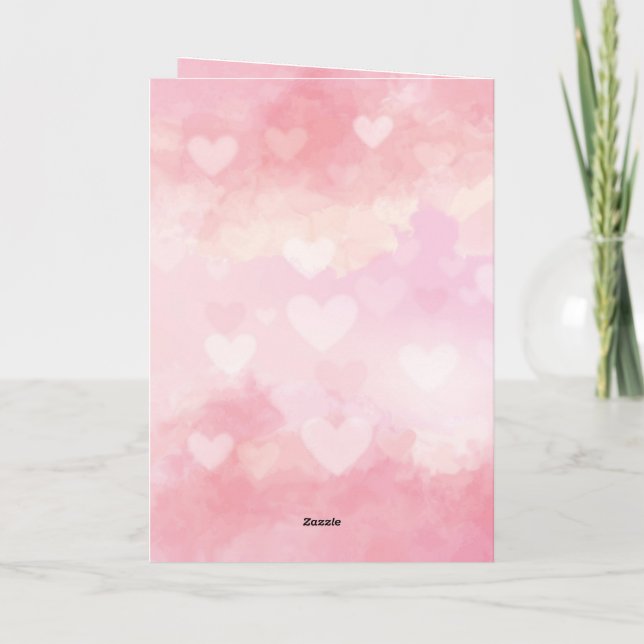 Mors dag-hälsningskort med offert tack kort (Baksida)