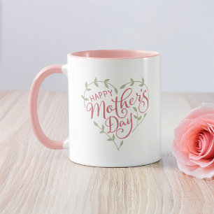 Mors dag Heart 2 Photo Personlig Mugg