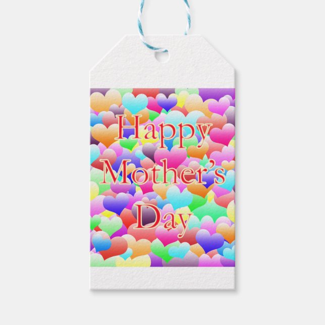 Mors dag Hearts Presentetikett (Framsidan)