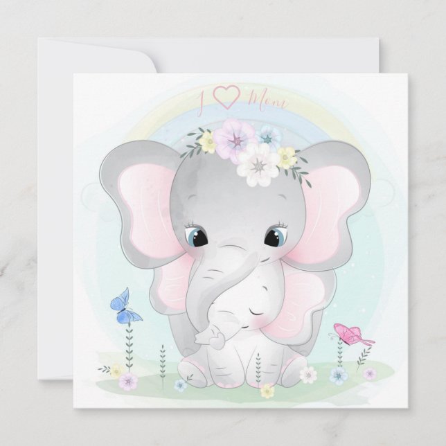 Mors dag Helgdag-kort Julkort (Framsida)