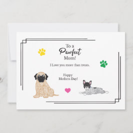 Mors dag hundkort inbjudningar