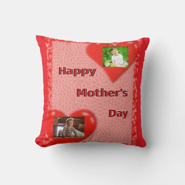 Mors dag I kärlek nu och Forever Pillow Kudde (Framsida)