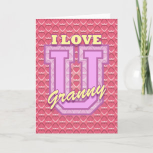 mors dag: I Kärlek You Granny Kort