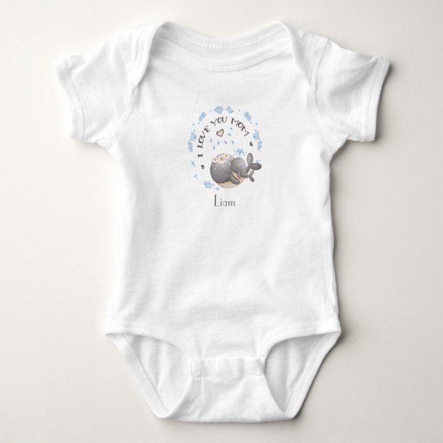 Mors dag, jag kärlek dig mamma, Personlig T Shirt (Framsida)