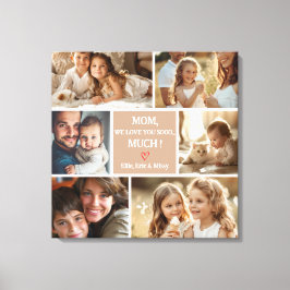 Mors dag Kanvastryck Photo Collage Gift