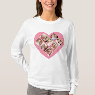 Mors dag kärlek Foto Collage. T Shirt