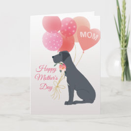 Mors dag Kärlek från din Grand Danois Hund Kort