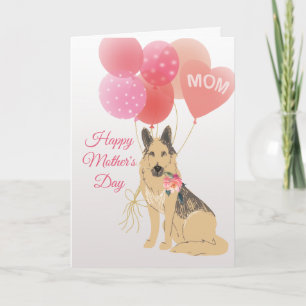 Mors dag Kärlek från din tyska schäferhund Kort