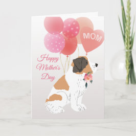 Mors dag Kärlek från Ditt Saint Bernard Hund Kort