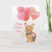 Mors dag Kärlek från Ditt söta Yorkie Hund