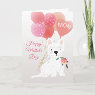 Mors dag Kärlek från Westie Hund Kort