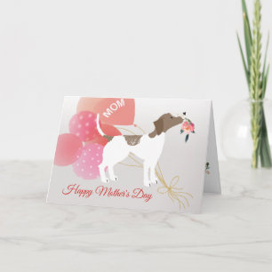 Mors dag Kärlek Tysk Korthårig Pointer Hund Kort