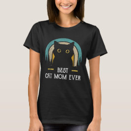 Mors dag Kattmamma Svart katt, Bästa kattmamma T Shirt