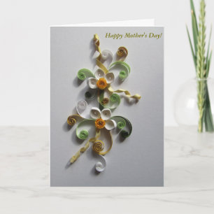 Mors dag-kort - Elegant blommor Kort