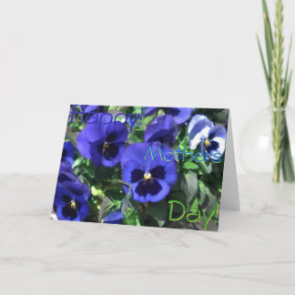 Mors dag! Kort för 2013 blåttPansies