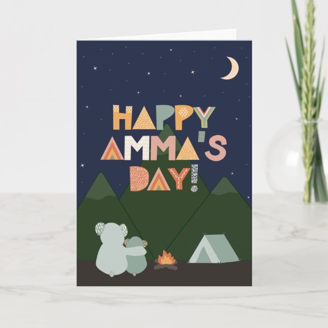 Mors dag-kort för Amma Kort (Framsida)
