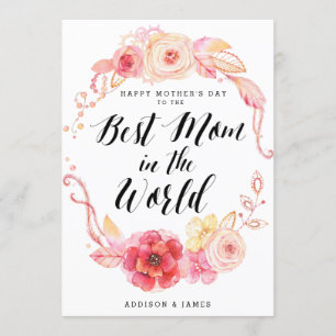 Mors dag kort för bästa Mamma i världen