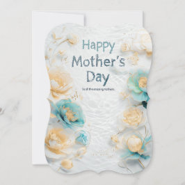 Mors dag-kort för blommigt