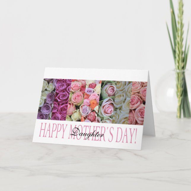 mors dag-kort för dotter kort (Framsida)
