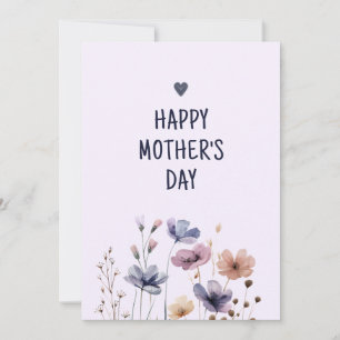 Mors dag kort för elegant blommigt Mamma