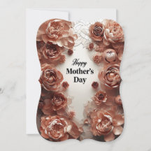 Mors dag-kort för elegant med Arrangemang Blommigt