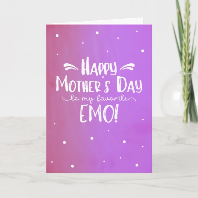Mors dag-kort för Emo Kort (Framsida)