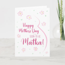 Mors dag-kort för gravid Matka Kort