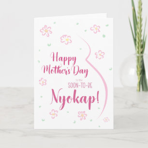 Mors dag-kort för gravid nyokap kort