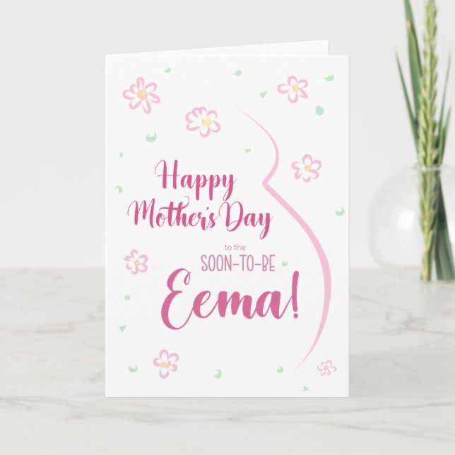 Mors dag-kort för gravida Eema Kort (Framsida)