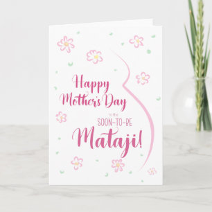 Mors dag-kort för gravida Mataji Kort