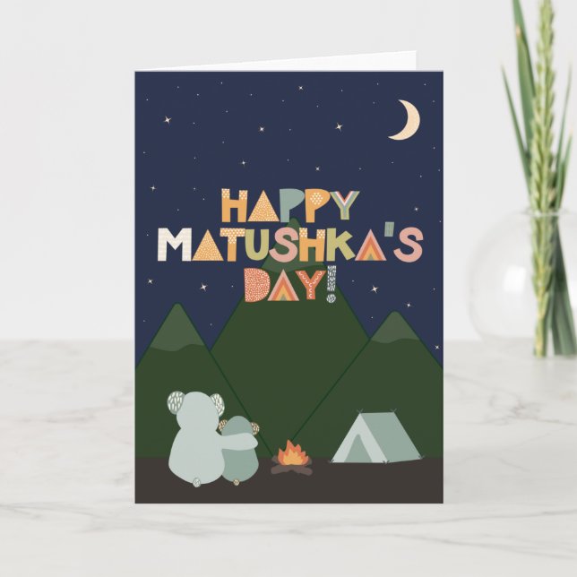 Mors dag-kort för Matushka Kort (Framsida)