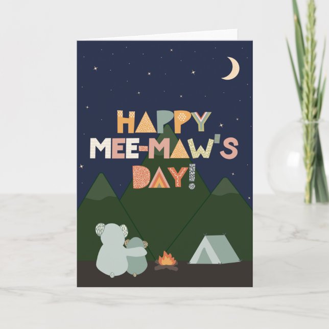 Mors dag-kort för Mee-Maw Kort (Framsida)